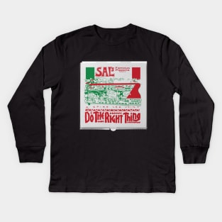 DO THE RIGHT THING / Sal's / ORIGINAL PIZZA BOX Kids Long Sleeve T-Shirt